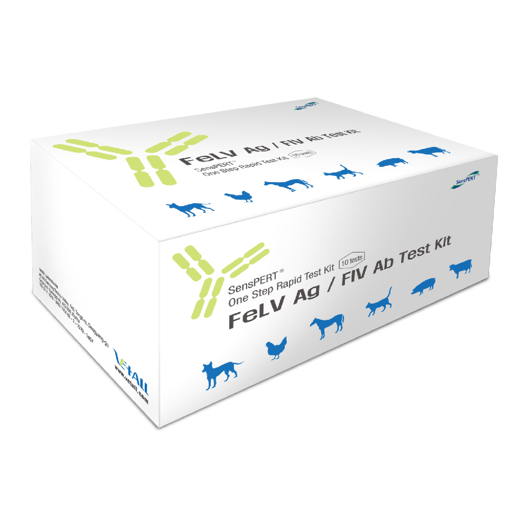 Vetall Senspert Felv/fiv Teste 10 U para Perros