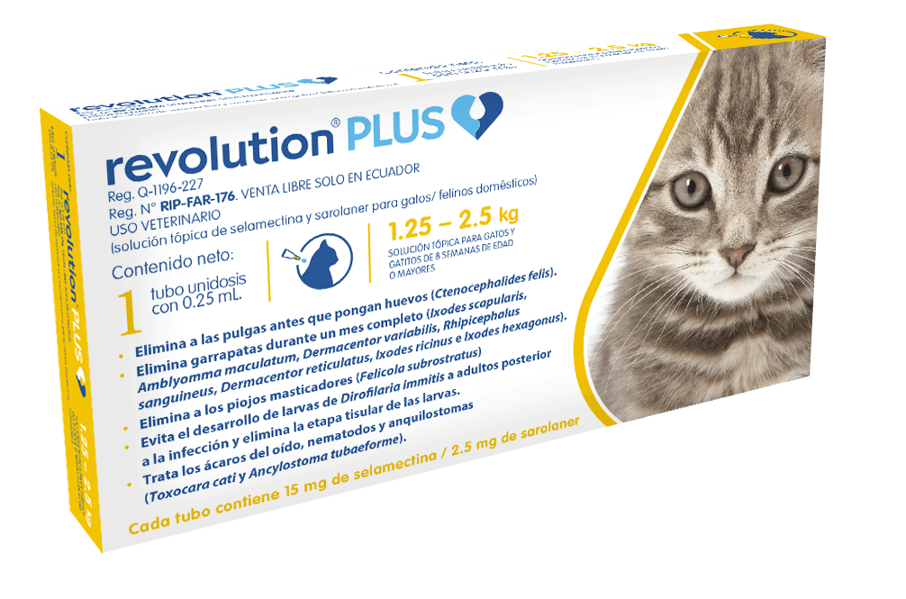 [13401082] Zoetis Revolution Plus Tbx1 para Gatos (0.5 Ml)