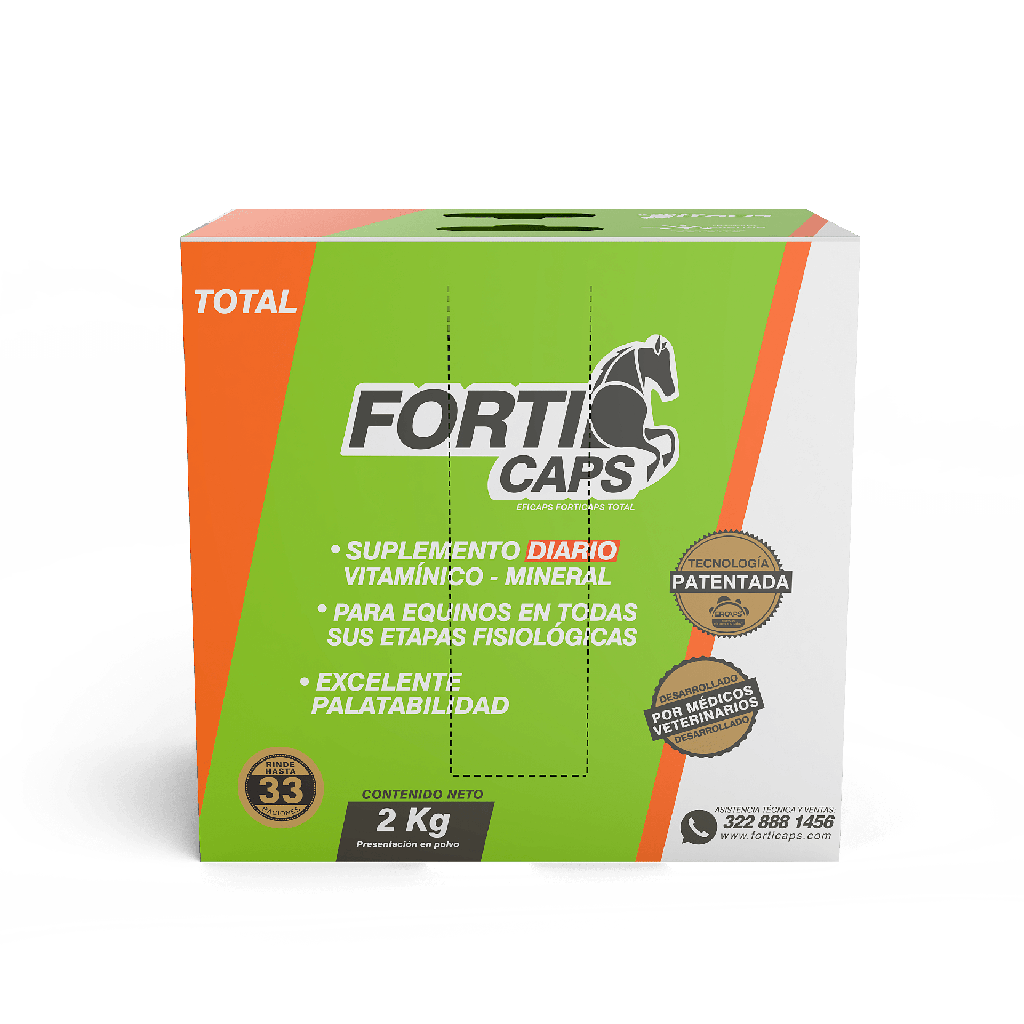 [14902003] Syntec Forticaps Total para Equinos (12 Kg)