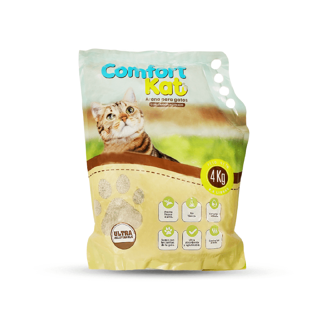 Comfort Kat Carbon Activado Pino para Gatos