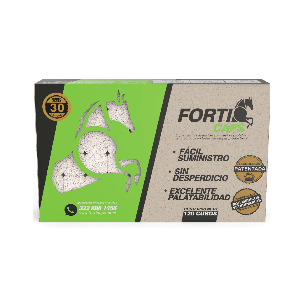 [14902018] Syntec Forticaps Comprimidos para Equinos (120 x 5 Comprimidos)