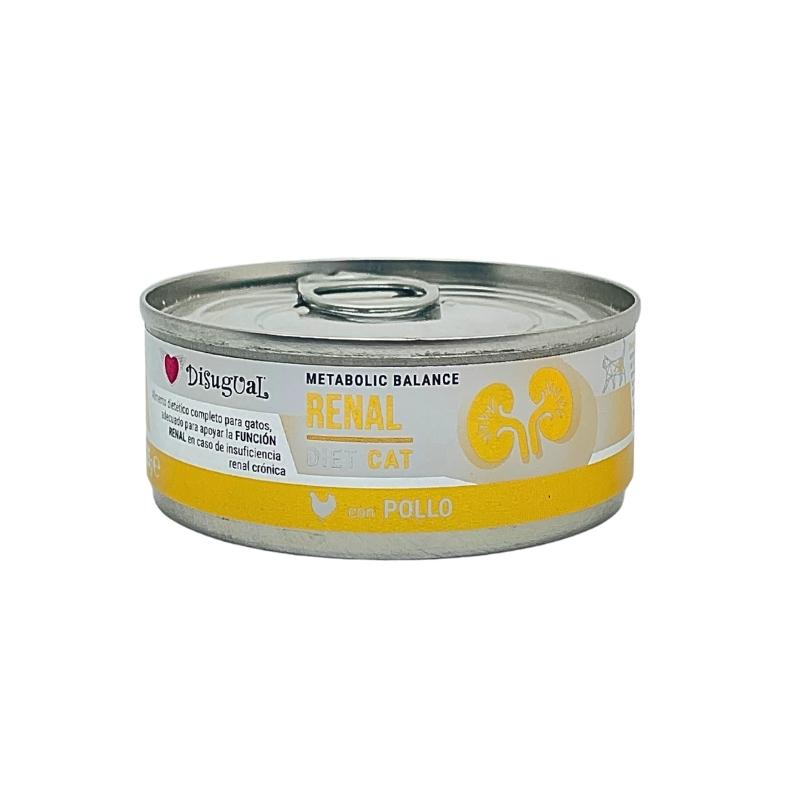 Disugual Renal Diet Pollo Lata Por para Gatos