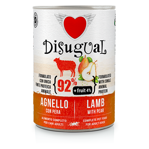 Disugual Fruit Cordero Y Pera Lata Por para Perros