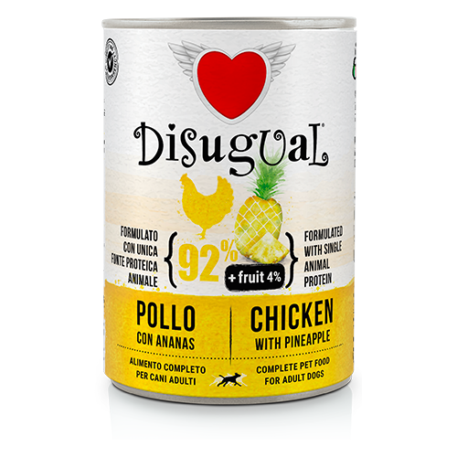 Disugual Fruit Pollo Y Piña Lata Por para Perros