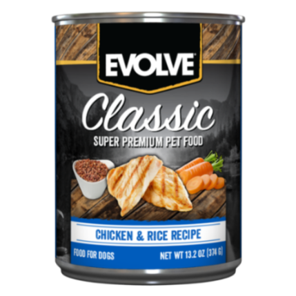 [600151 EVO] Evolve Classic Lata Pollo para Perros