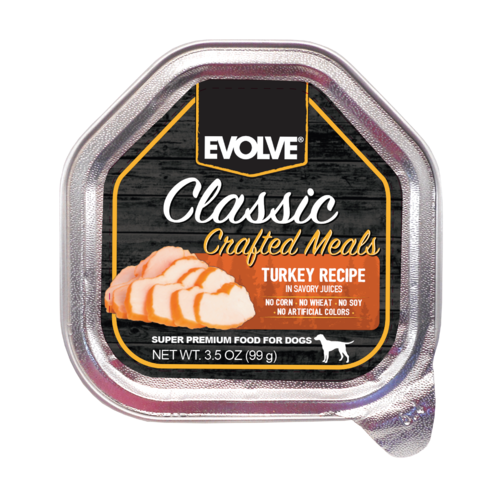 [700929 EVO] Evolve Classic Bandeja Crafted Meals Pavo para Perros