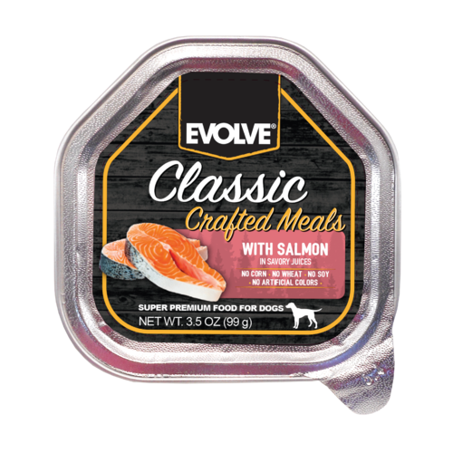 [700930 EVO] Evolve Classic Bandeja Crafted Meals Salmon para Perros
