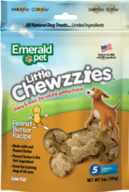 Emerald Pet Snack Little Chewzzies Peanut Butter para Perros