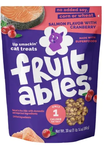 Fruitables Snack Salmon Y Arandanos para Gatos
