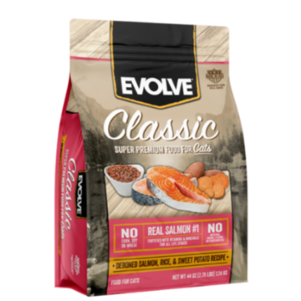 [100901 EVO] Evolve Classic Salmon para Gatos (2.75 Lb)