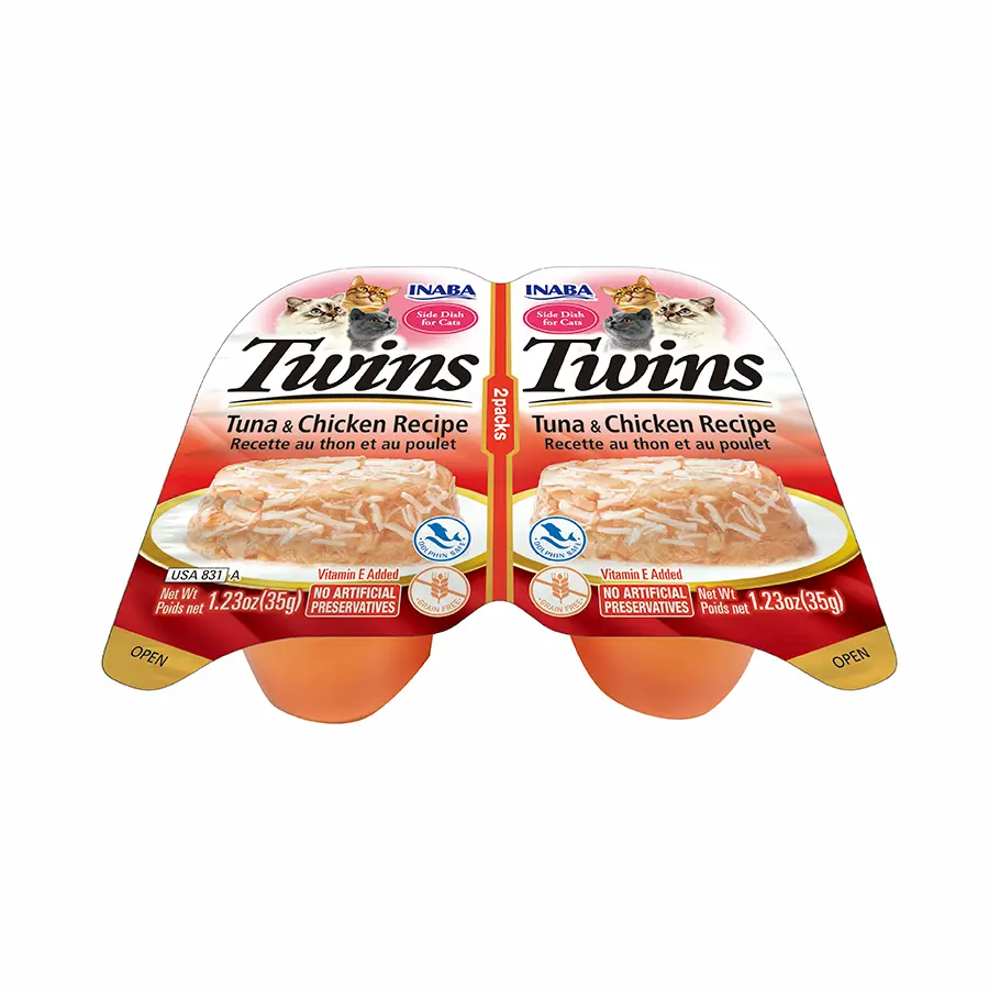 [USA831 IN] Inaba Twins Tuna & Pollo Recipe para Gatos