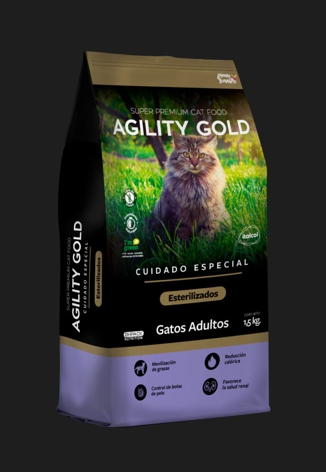 [150737] Agility Gold Gatos Adultos Esterilizados (1.5 Kg)