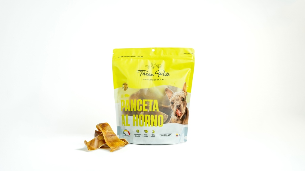 Three Pets Snack Panceta Al Horno para Perros