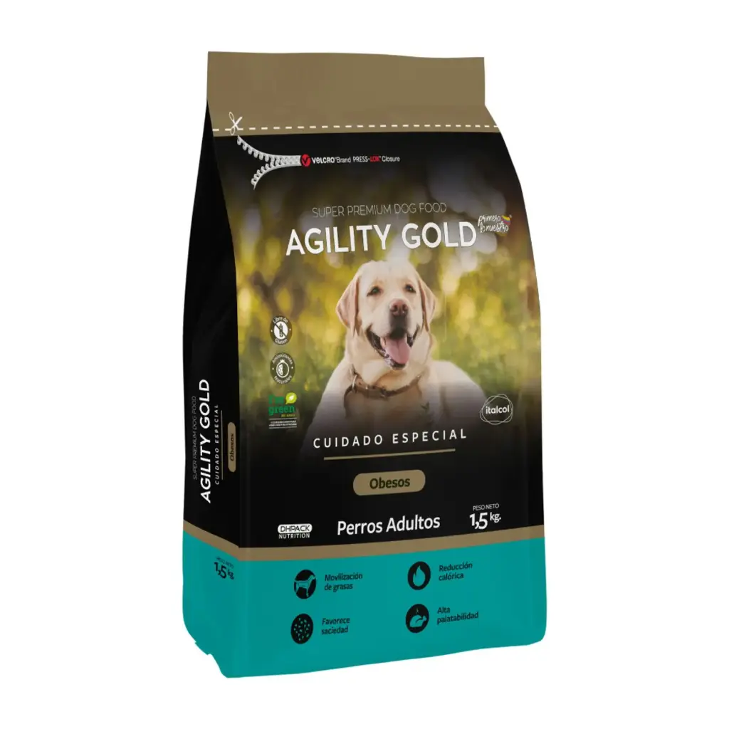 Agility Gold Adultos Obesos (1.5 Kg)