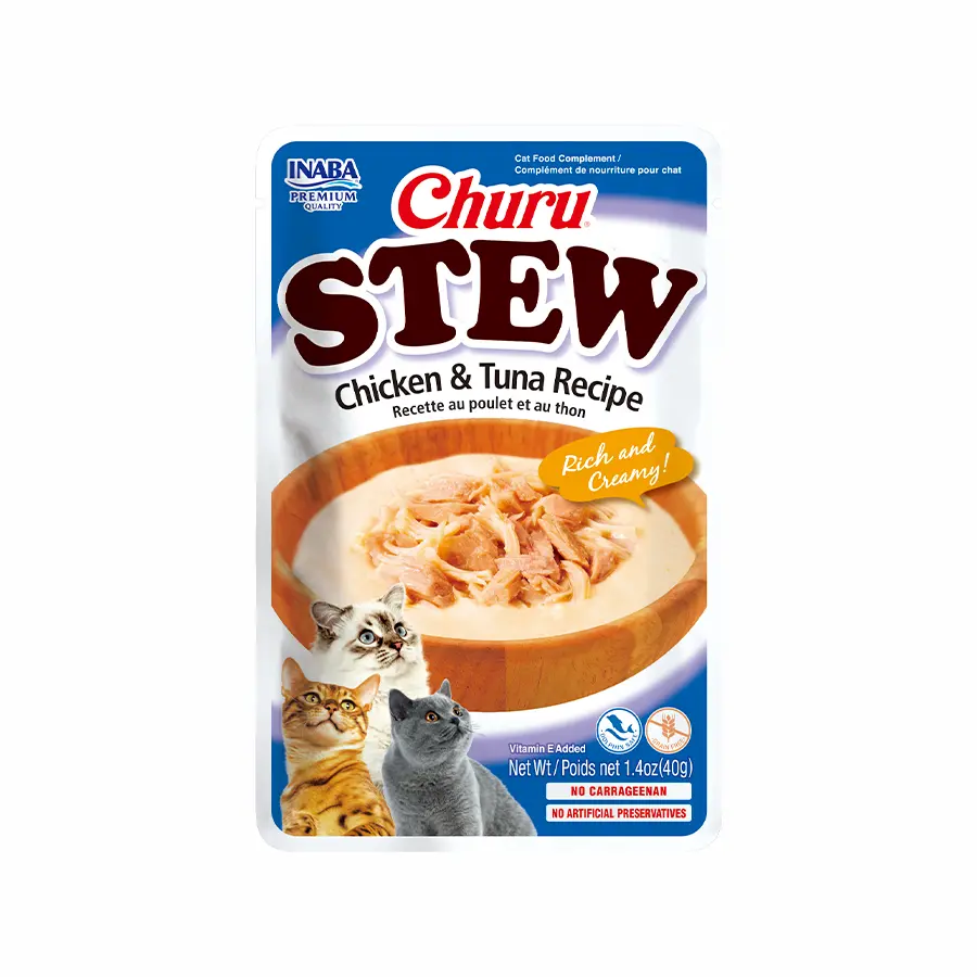 [USA841 IN] Inaba Stew Pollo & Tuna Recipe para Gatos