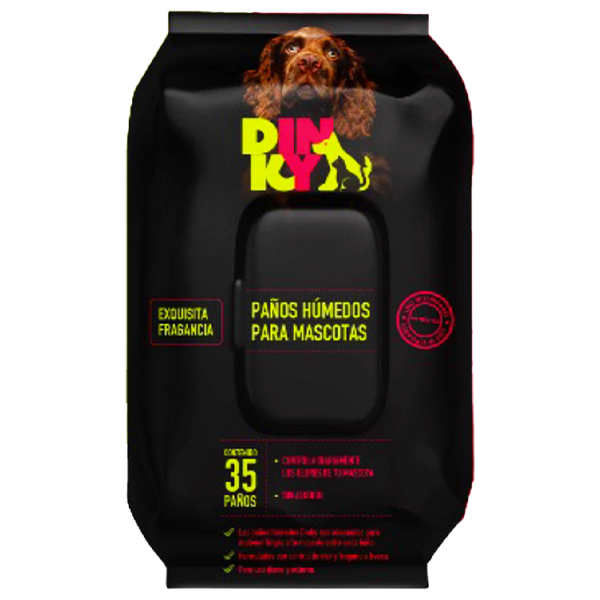 Dinky Paños Humedos Dinky Para Mascotas Disp . para Perros