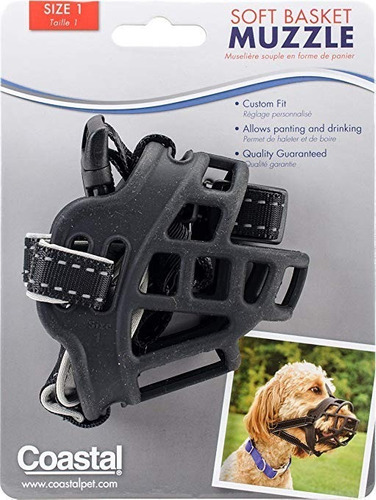[01365 BLK01] Coastal Pet Bozal Basket para Perros (TALLA 1)