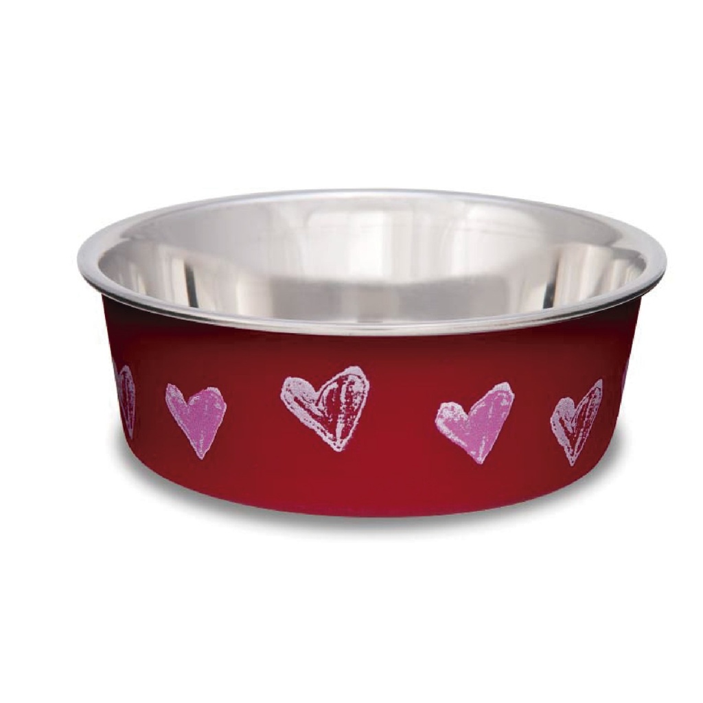 [7761 LV] Loving Pets Comedero Expression Corazon para Gatos
