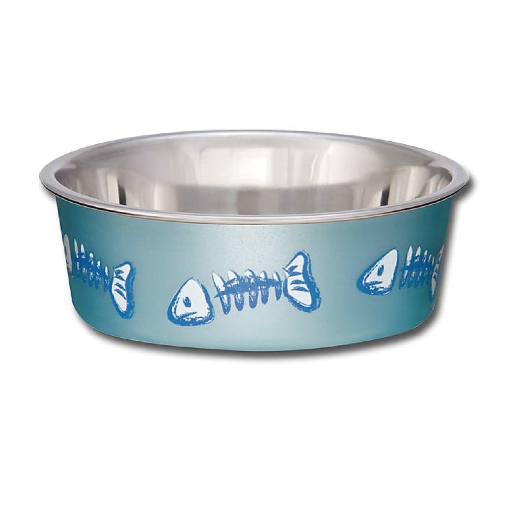 [7750 LV] Loving Pets Comedero Expression Pez Azul para Gatos