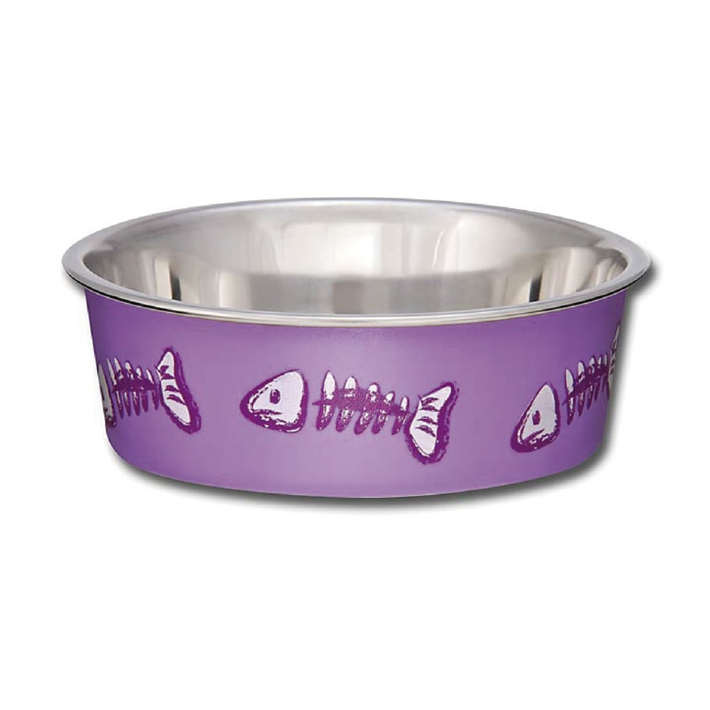 [7751 LV] Loving Pets Comedero Expression Pez Morado para Gatos