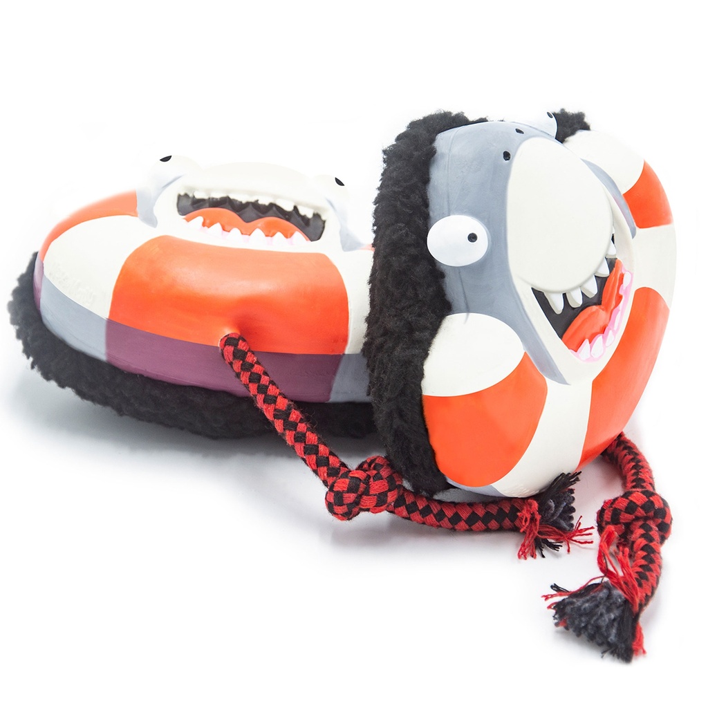 [708115 MAX] Max & Molly Juguete Snuggles Frenzy The Shark para Perros