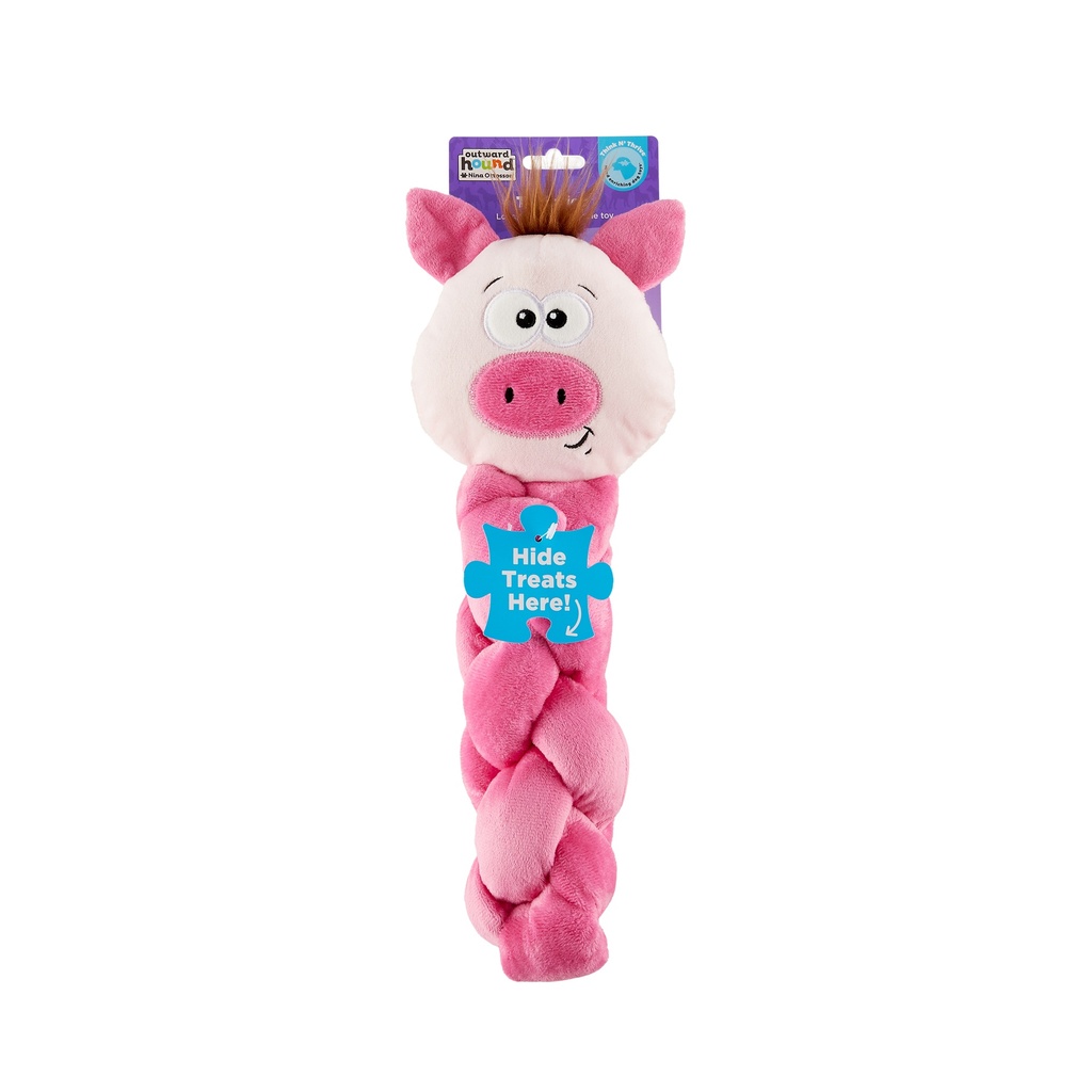 Outward Hound Peluche Twistiez Cerdo Lg para Perros