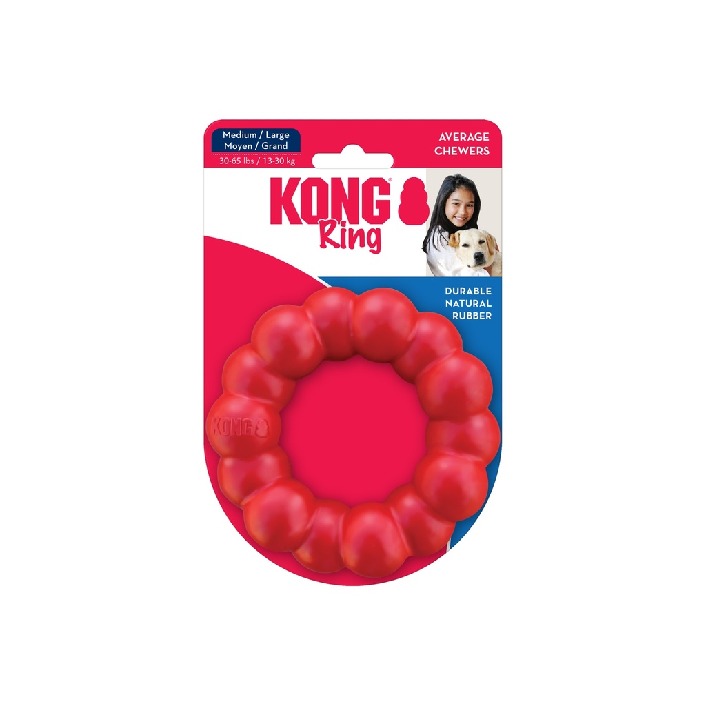 Kong Caucho Classic Anillo Md Lg para Perros
