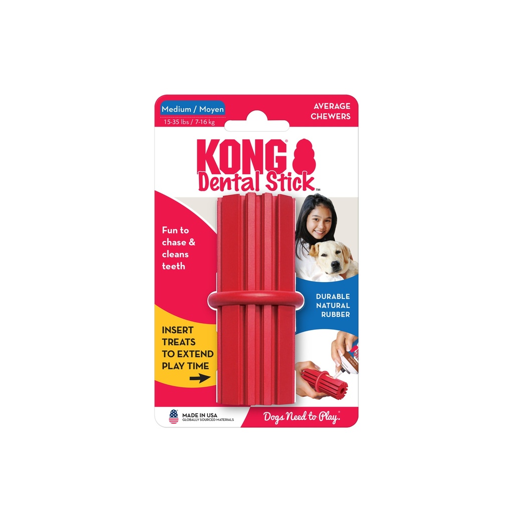 Kong Caucho Classic Dental Barra para Perros