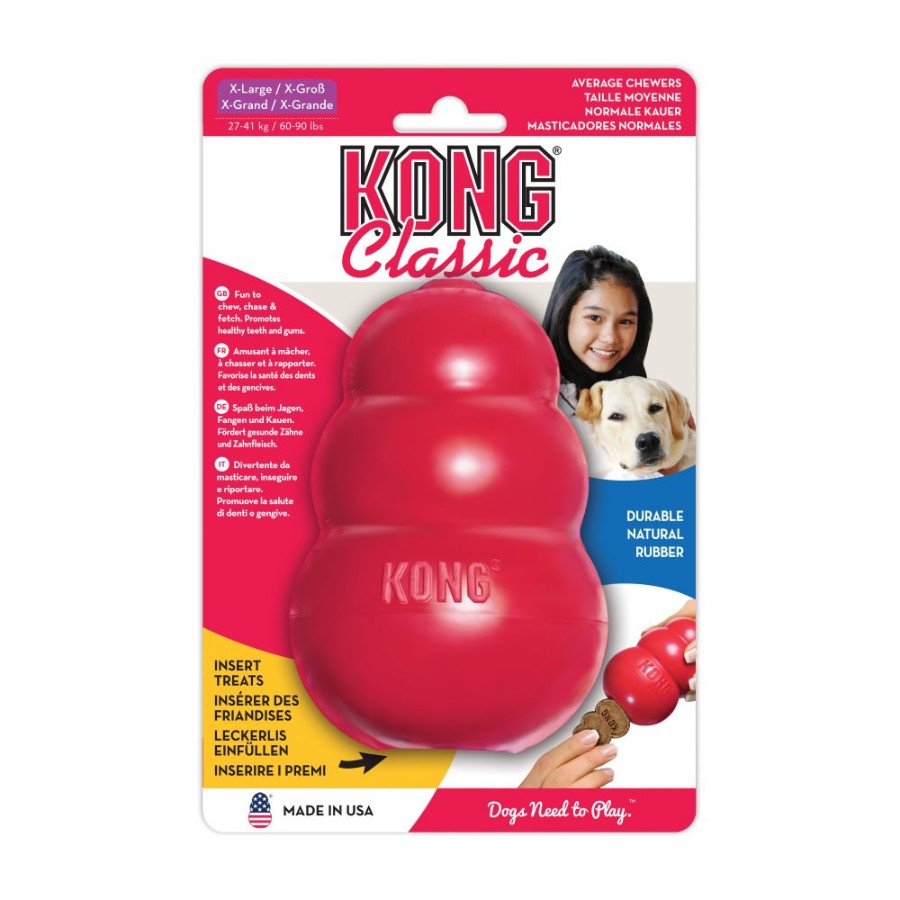 Kong Caucho Classic Portapasabocas Extra para Perros