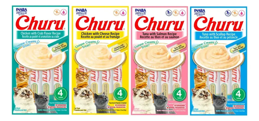 [USA606] Churu Snack Cremoso para Gatos (Atun Con Salmon)