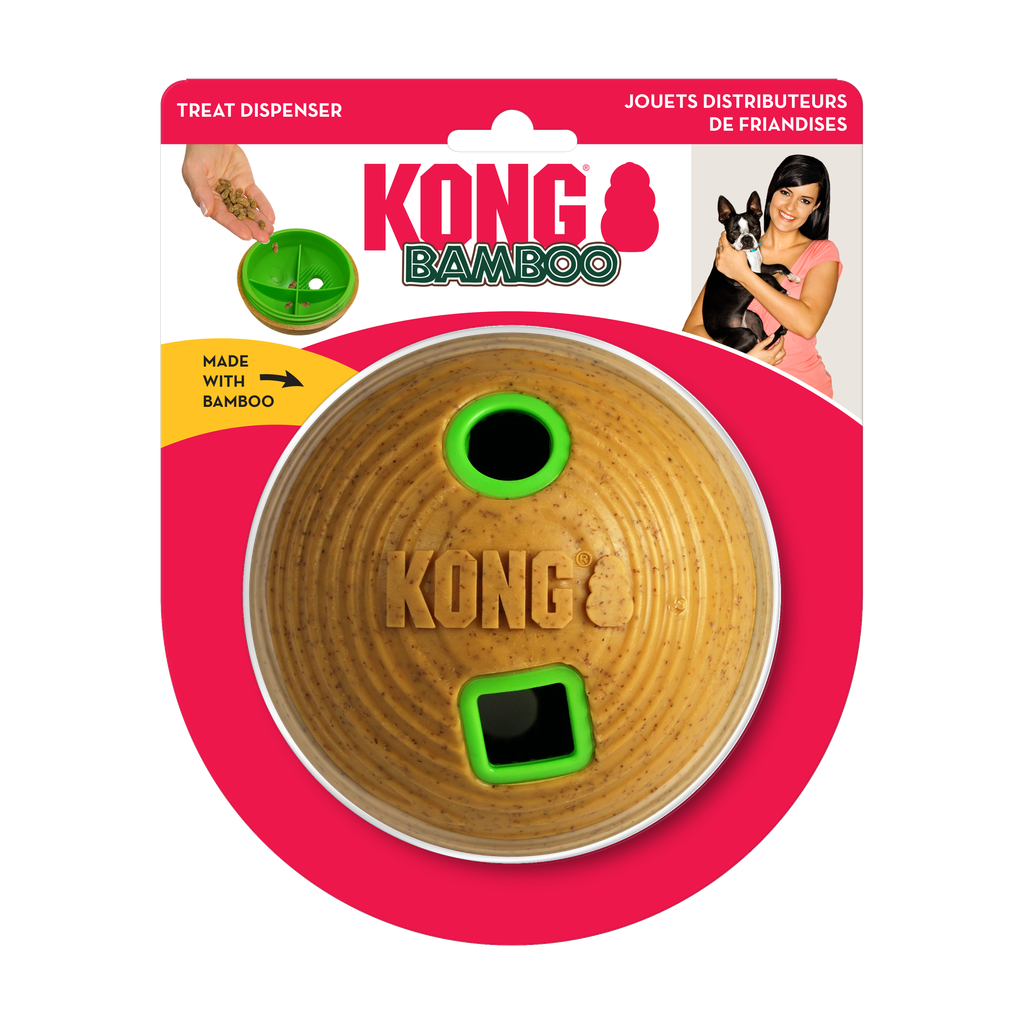 Kong Bamboo Feeder Ball Md para Perros
