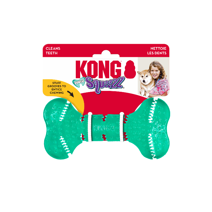 Kong Squeezz Dental Bone Md para Perros
