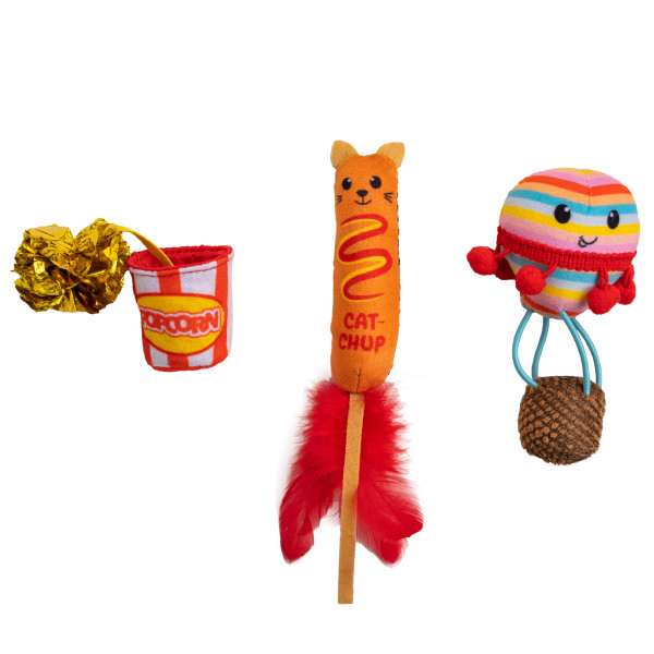 [70913 CTS] Catstages Frisky Pawrty 3 Pk para Gatos