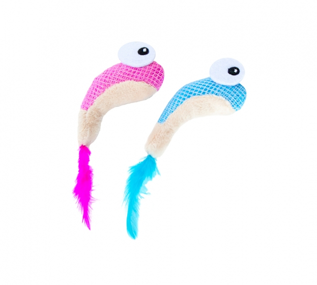 Petstages Peluche Dental Pescados para Gatos