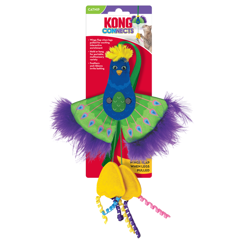 Kong Juguete Connects Peacock para Gatos