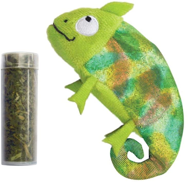 Kong Peluche Rellenable Camaleon para Gatos