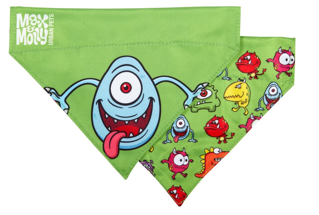 Max & Molly Original Little Monsters Bandana para Perros