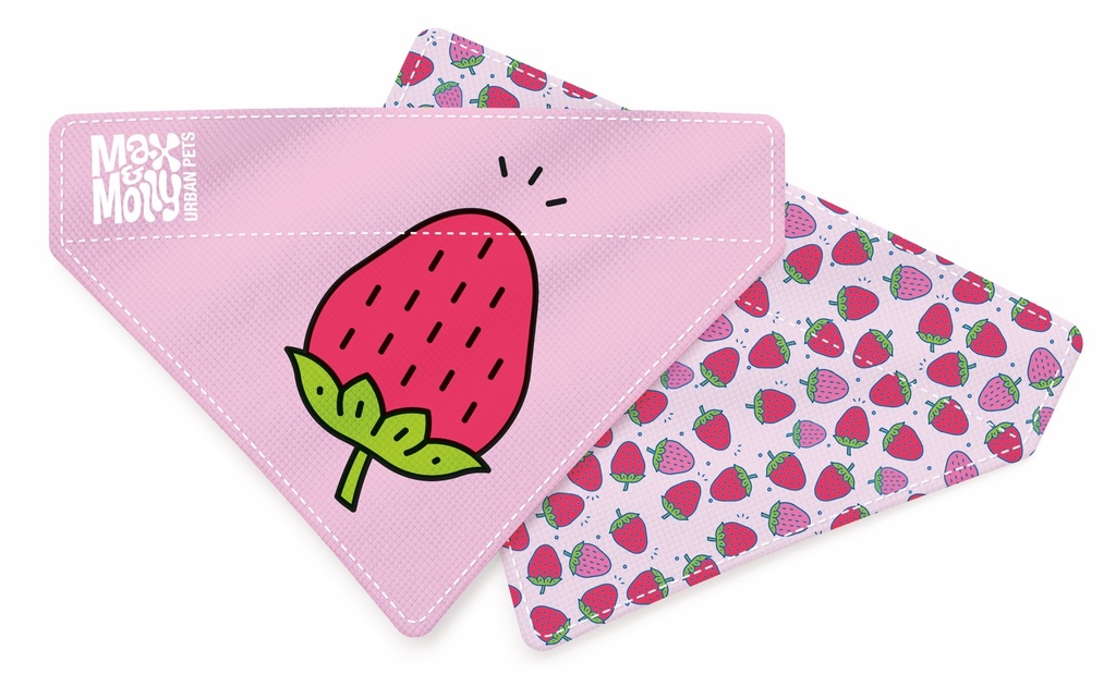 Max & Molly Original Strawberry Dream Bandana para Perros