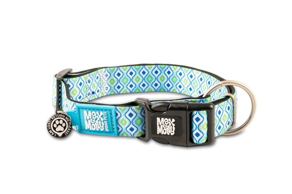 Max & Molly Original Retro Blue Collar para Perros