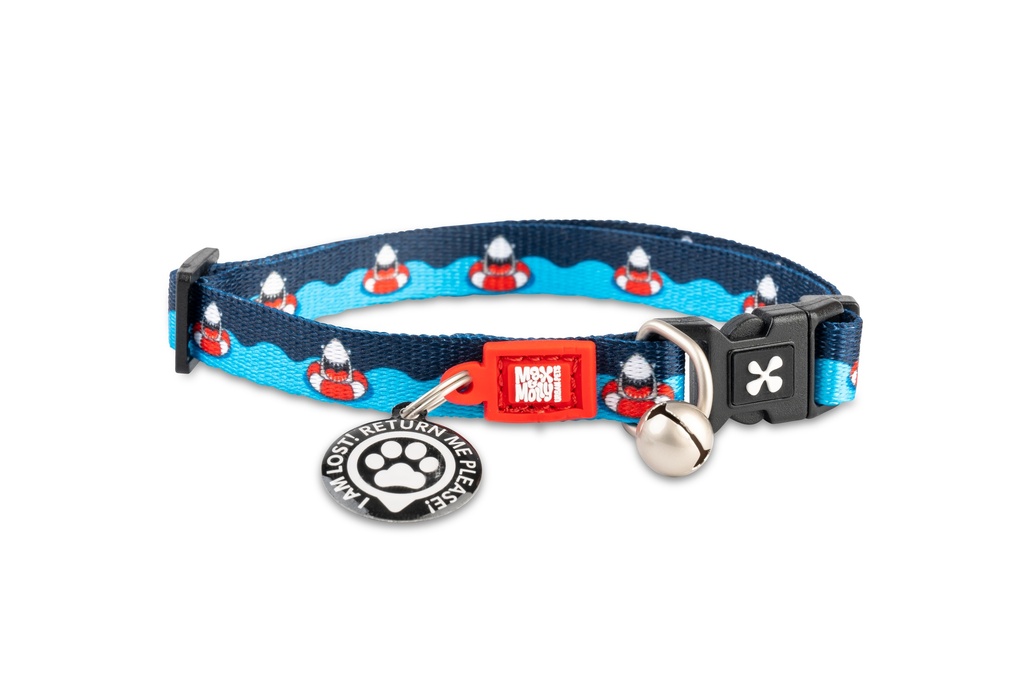 Max & Molly Original Frenzy The Shark Collar para Gatos