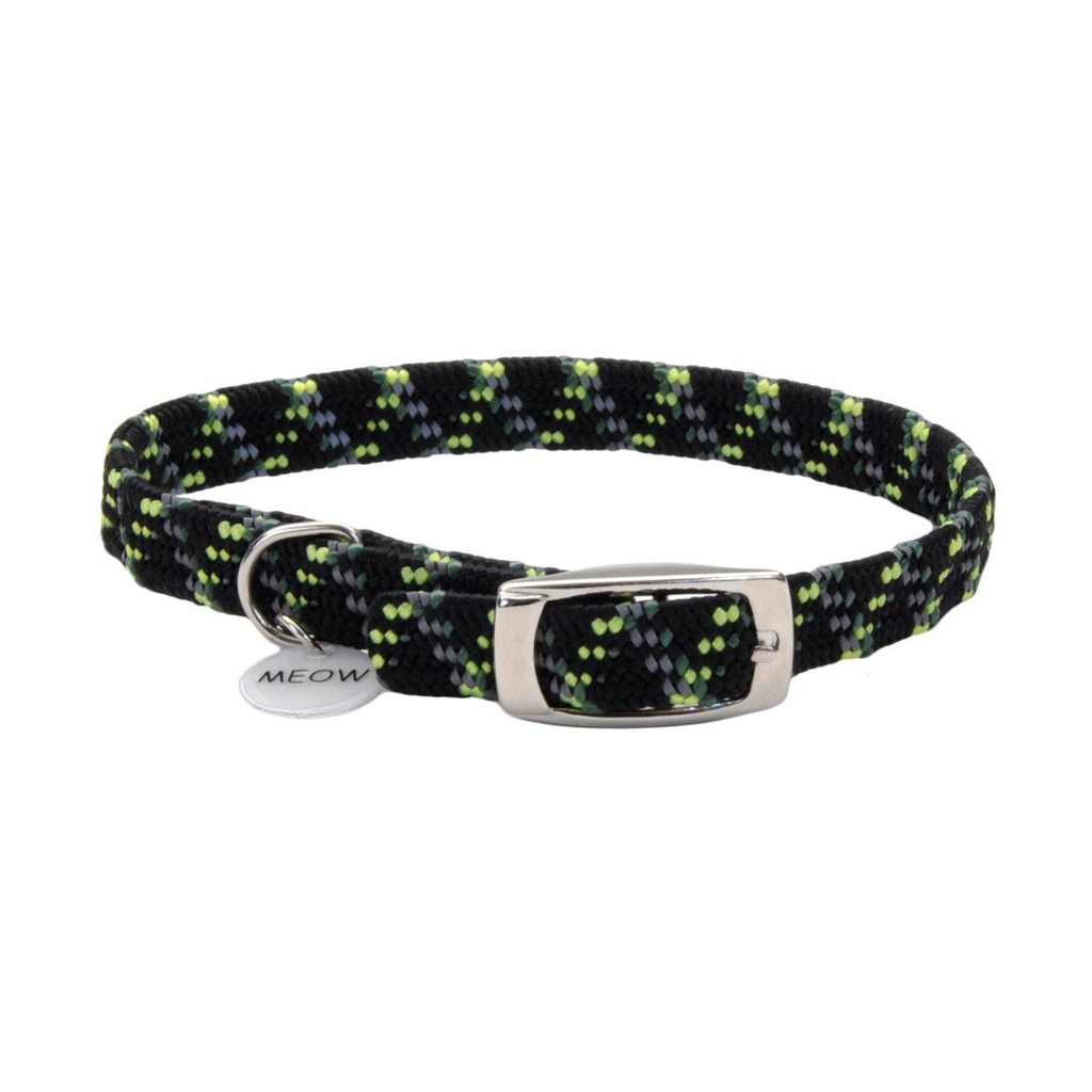 Coastal Pet Collar Elastacat Reflectivo Negro para Gatos