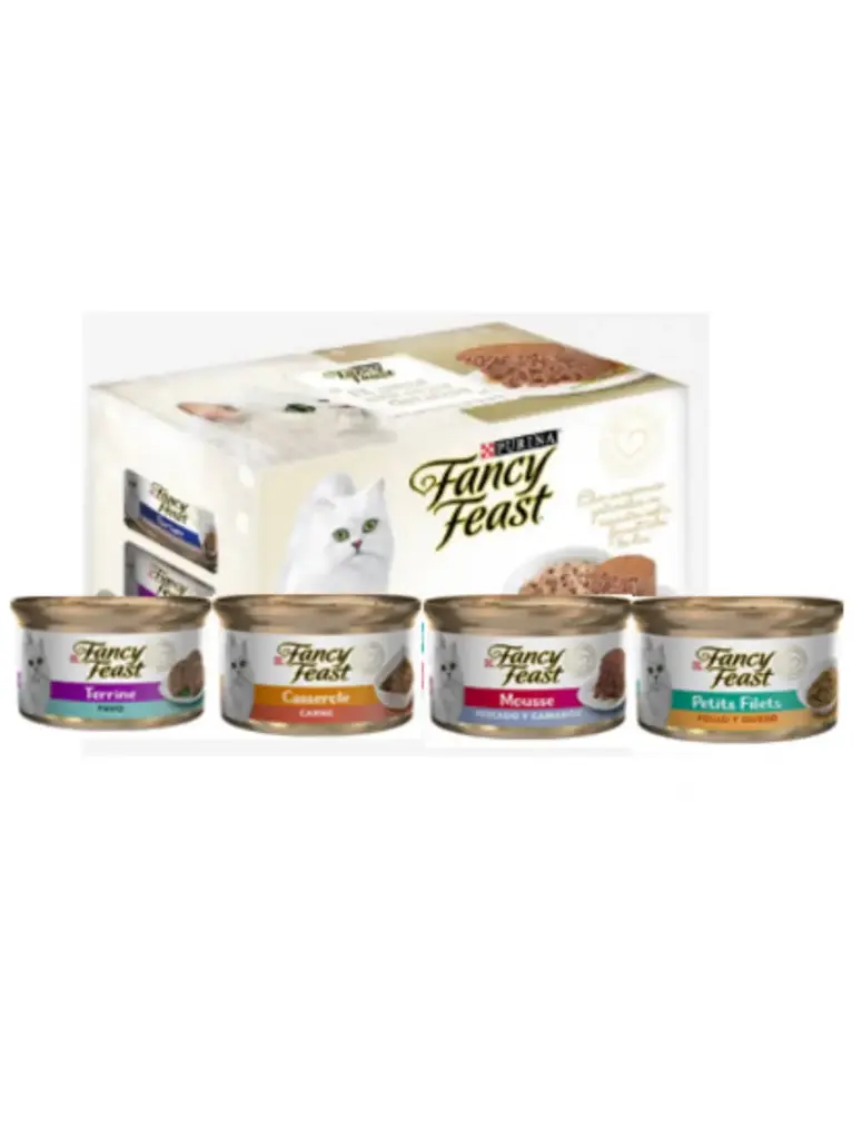 Fancy Feast Pack Alimento para Gatos (Pack x 4 Und)