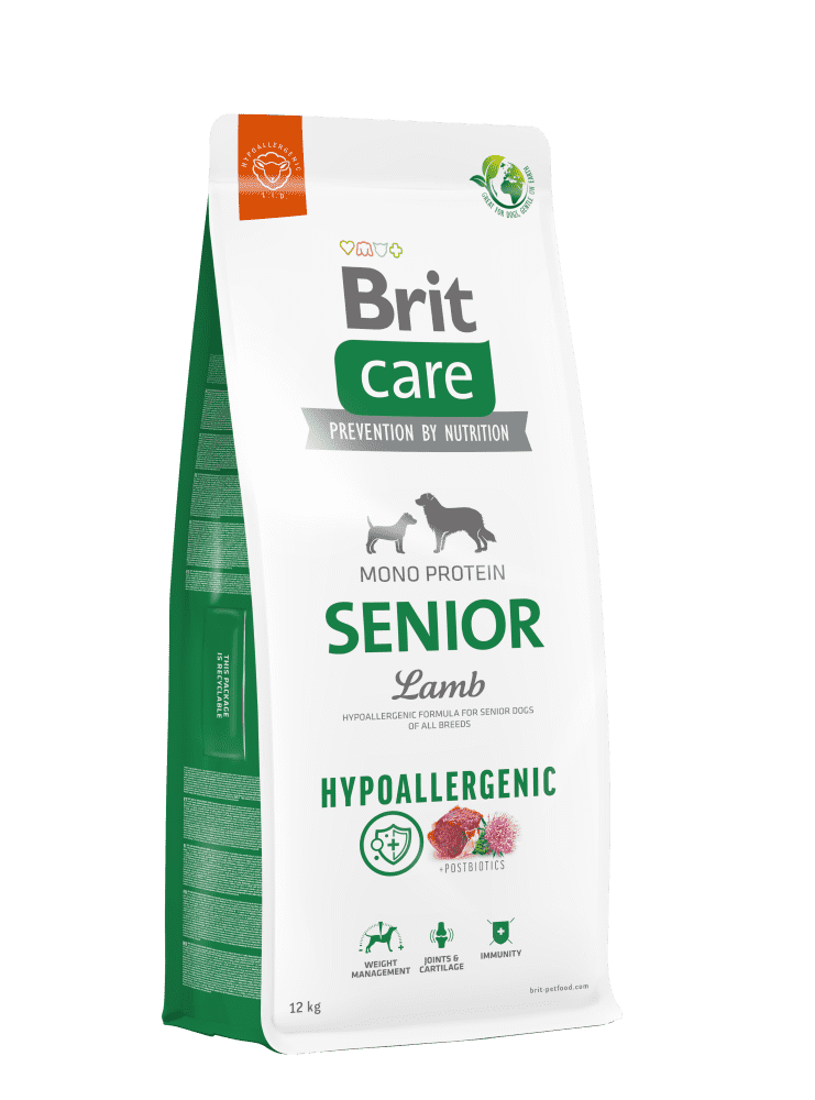 Brit Care Perro Senior Hipoalergénico Cordero y Arroz