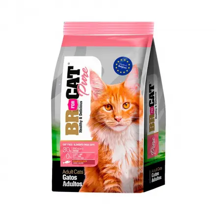 BR for CAT Pure Gatos Adultos Sabor Salmón (1 Kg)
