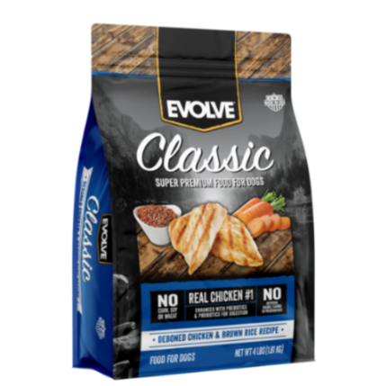 [600857 EVO] Evolve Classic Pollo para Perros (4 Lb)