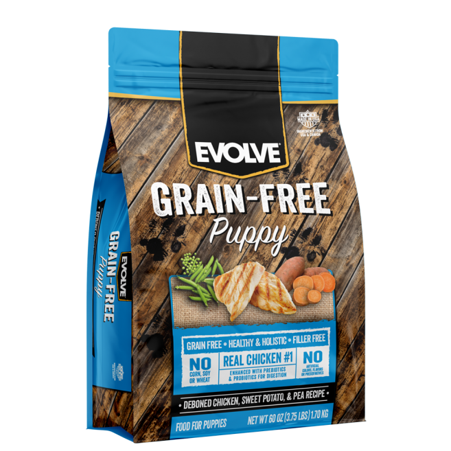 [600856 EVO] Evolve Grain Free Cachorro Pollo para Perros (3.75 Lb - 1.7 Kg)