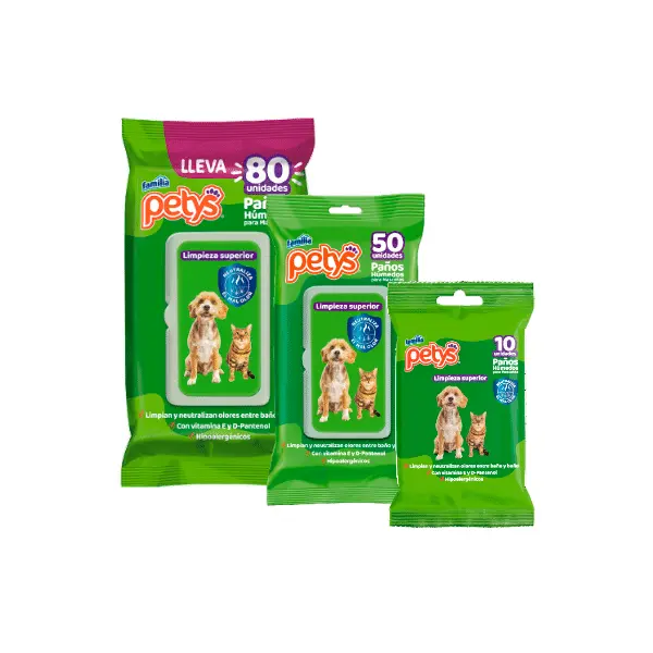 Petys Pañitos Húmedos Limpieza Superior