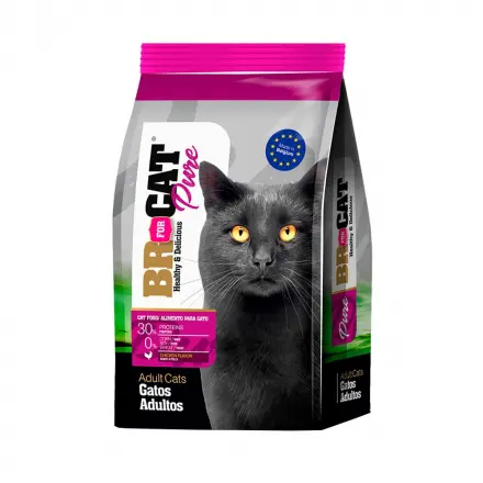 BR for CAT Pure Gatos Adultos Sabor Pollo (1 Kg)