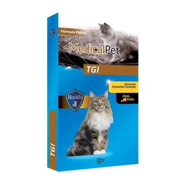 Alimento húmedo natural para gatos Medical Pet TGI (100 Gr)