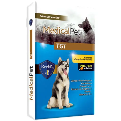 Alimento húmedo natural para perros Medical Pet TGI (100 Gr)